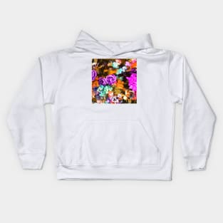 Beautiful detail / Watercolor flowers Kids Hoodie